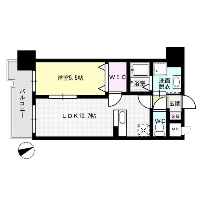 ヴィクトリア博多 間取り