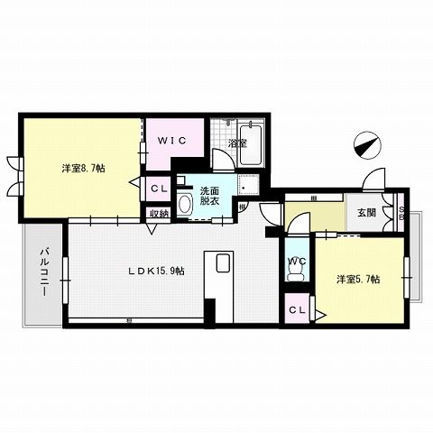 Grande祖原 間取り図