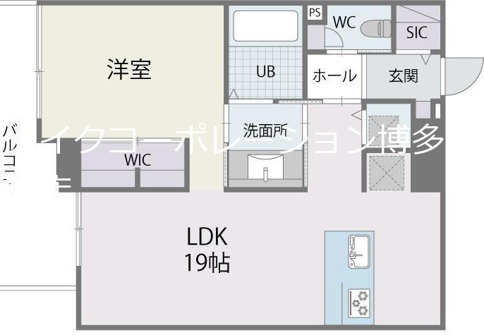 アルティザ博多ミッドシティ 間取り