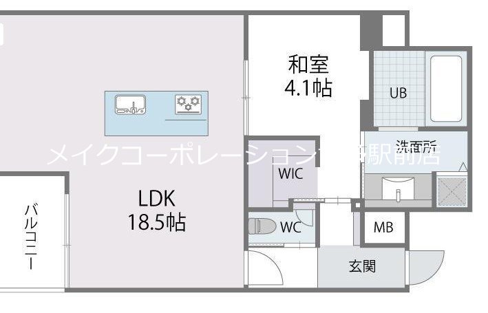 アルティザ博多ミッドシティ 間取り