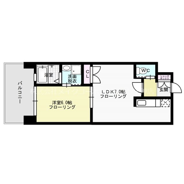 レジディア薬院大通 間取り