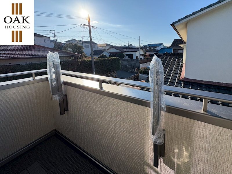 南区中尾アパート ベランダ