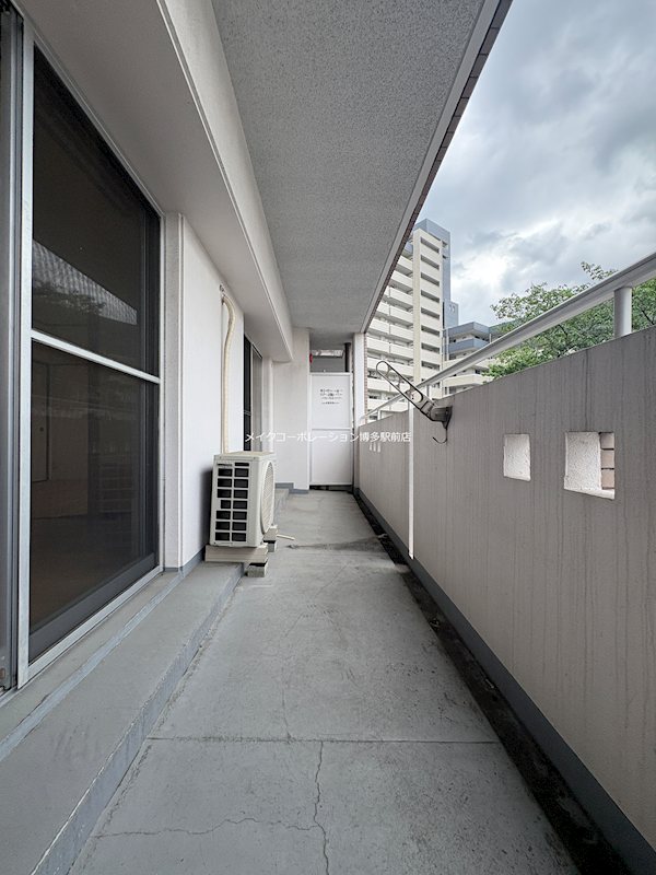 レインボー板付 ベランダ