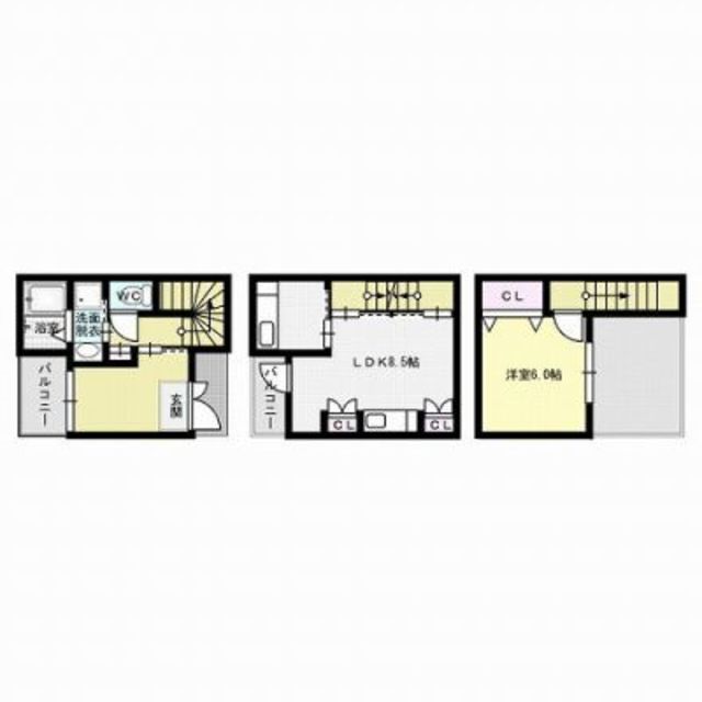 杢の長屋 間取り図