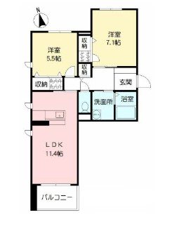 シャーメゾン六本松 間取り