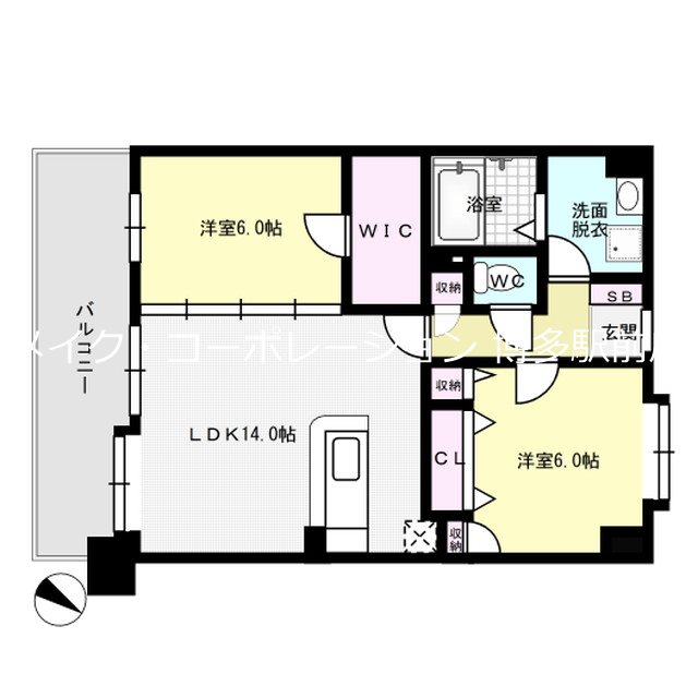 ソレアード空港南 間取り