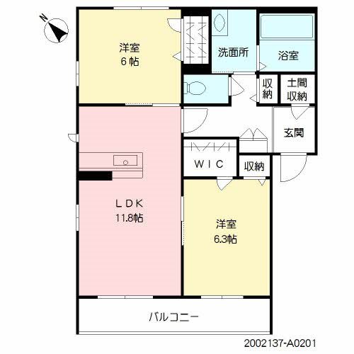 間取り セレナヴィラ三宅 間取り図