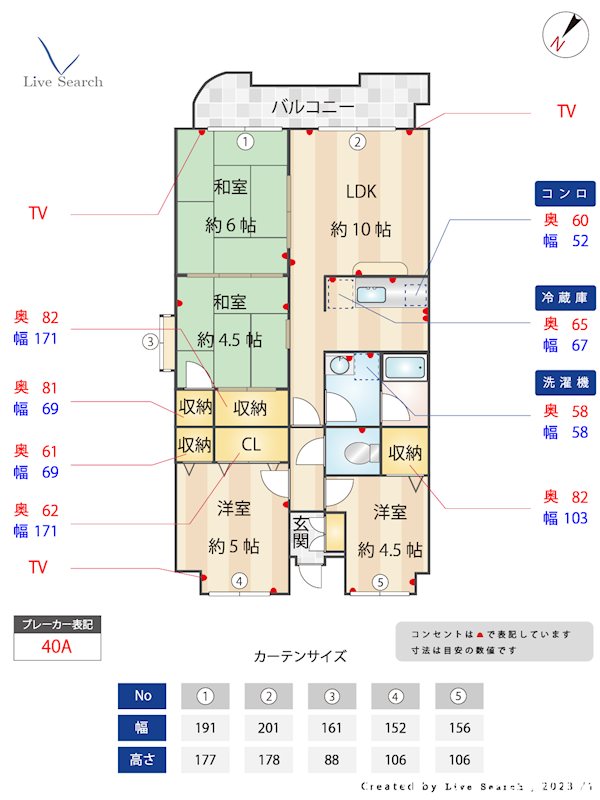ファミール那珂 間取り
