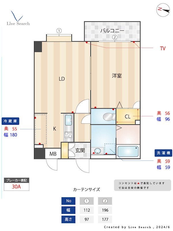 ルガーノ警固 間取り
