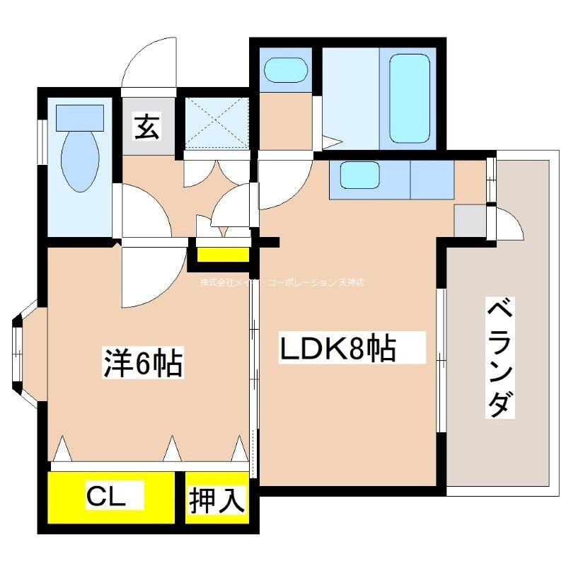 白石第2アパート 間取り
