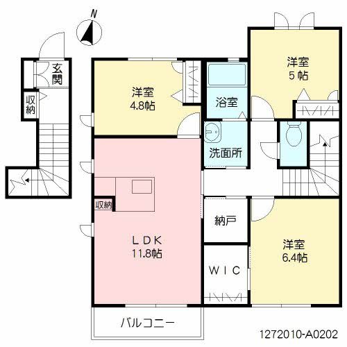 シャーメゾンひまわり 間取り