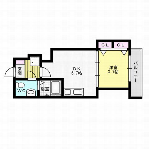 エムアール祖原B 間取り
