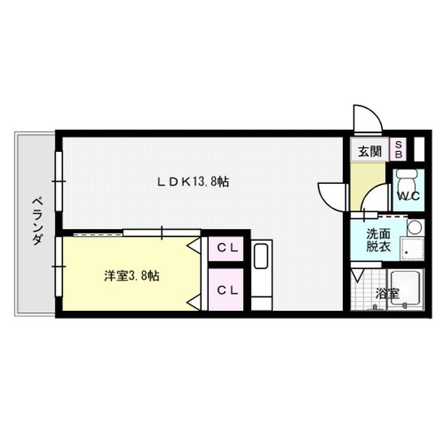 間取り GRANDE春日 間取り図