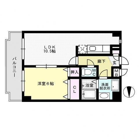ファインエース姪浜Ⅱ 間取り