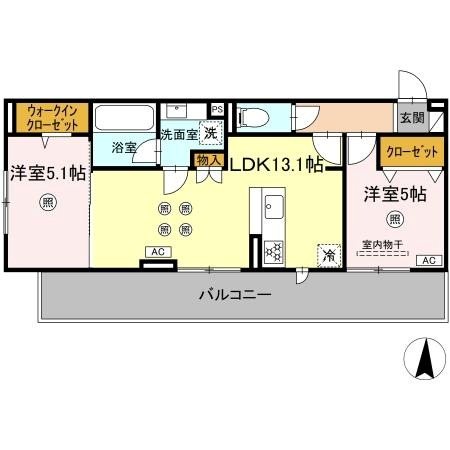 D-room今宿駅前1丁目 間取り