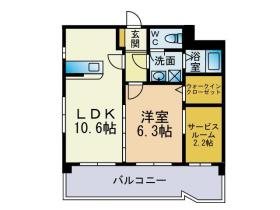 クラジューペール  間取り
