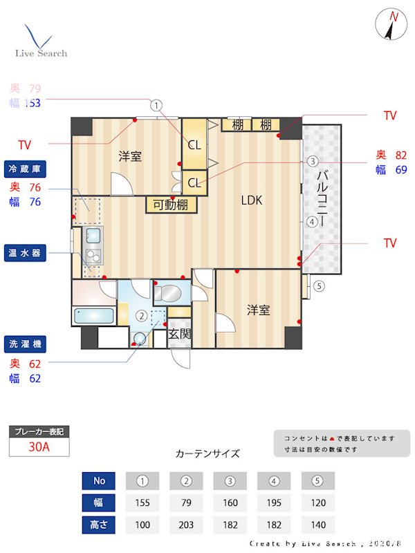 ディーフラット大濠2 間取り