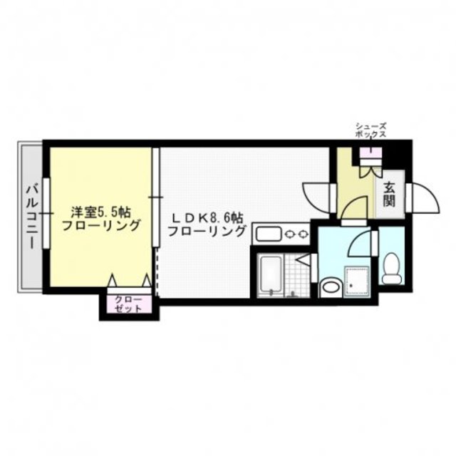 エース五番館  間取り