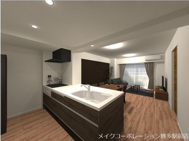 ※イメージパース シャーメゾンステージ博多 キッチン