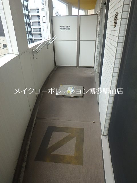 ルッシェ渡辺通 ベランダ