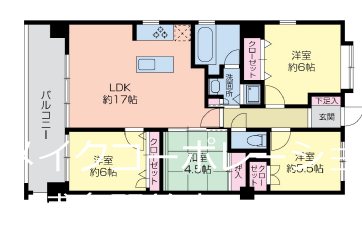 KDXレジデンス平尾浄水町  間取り