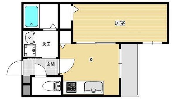 コンフォート藤崎～ネット無料～ 間取り