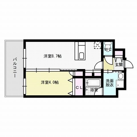 ラファセグランビア博多 間取り
