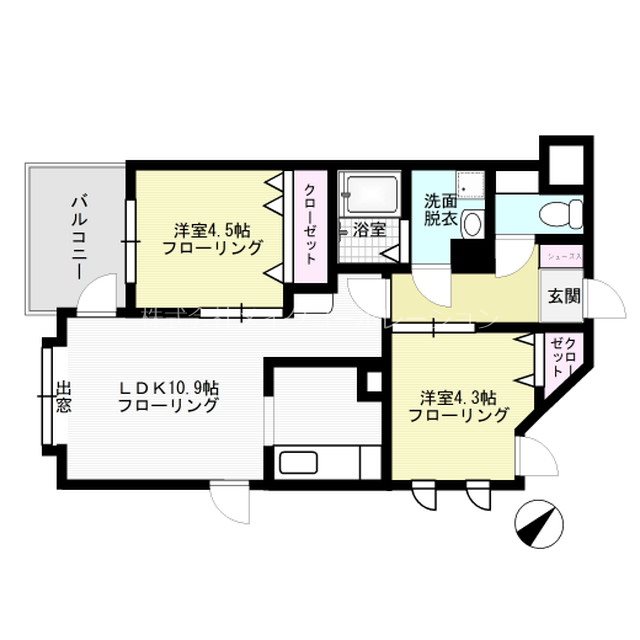 ベルメゾン高宮通り 間取り