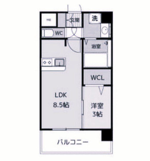 グランフォーレ県庁前アネックス  間取り