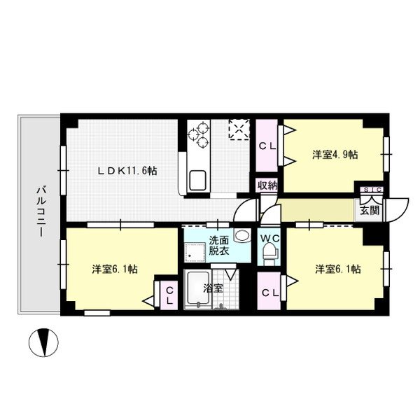 グランドールKONOMI 間取り