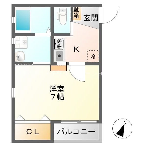ecru un studio 間取り