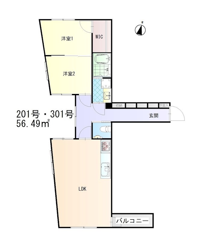 クロノス大濠 間取り