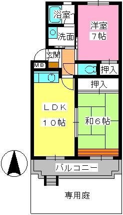 グレイシャス室見 間取り
