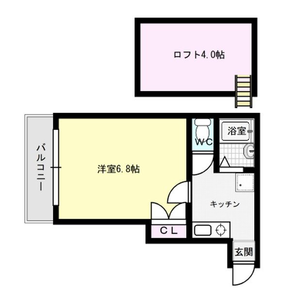 マーベラス西新Ⅰ 間取り