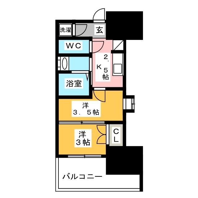 No.111　CLUB　ORIENT　BLD　TRADING　TOWER 間取り
