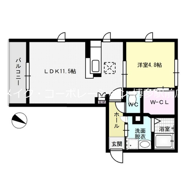 廣田板付6 間取り
