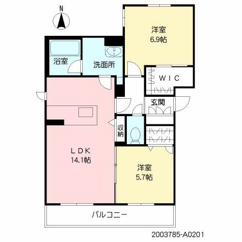 間取り エクラシエ 間取り図