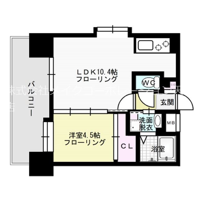 クリエート薬院  間取り