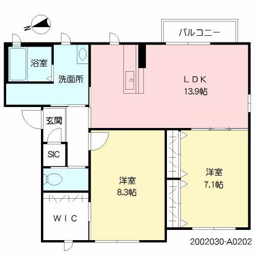 シャーメゾン桜坂 間取り