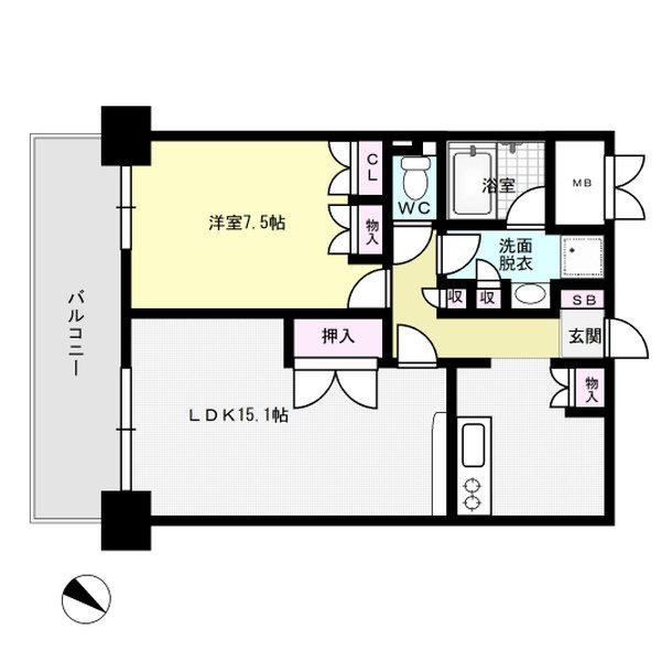 アビターレ薬院南 間取り