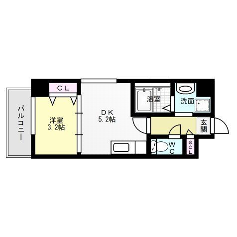 オークマンション～ネット無料～ 間取り