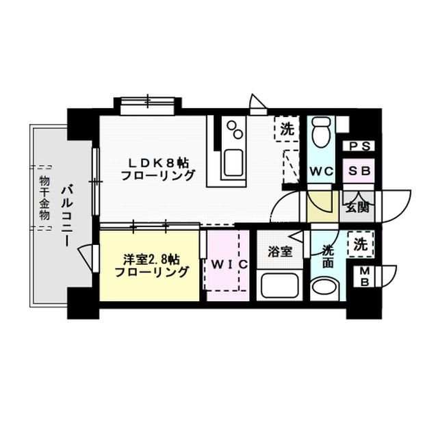 ネストピア六本松 間取り