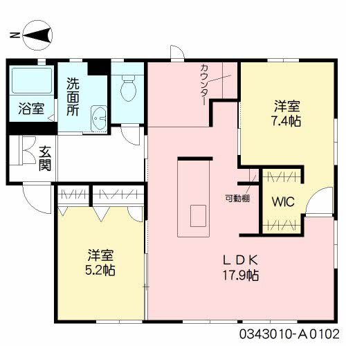 NewディアスM 間取り
