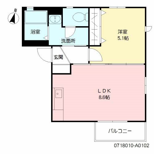 間取り カーザ・デ・賀世 間取り図