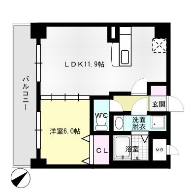 間取り ステーションサイド春日原 間取り図