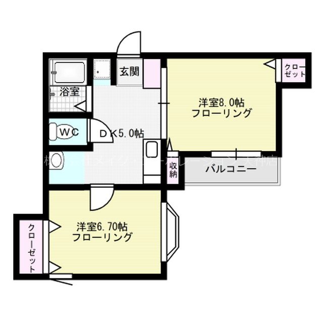 トリビュート薬院 間取り