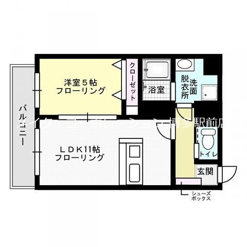 エムティースクエア吉塚駅前  間取り
