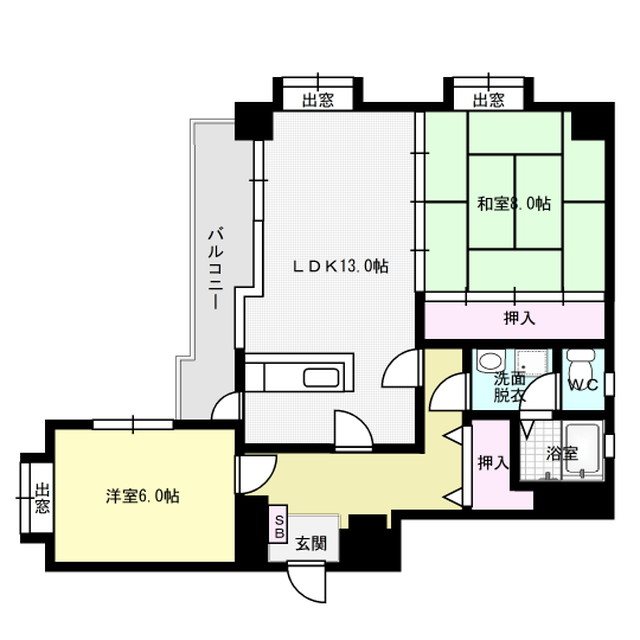 カピラージュ博多駅南 間取り