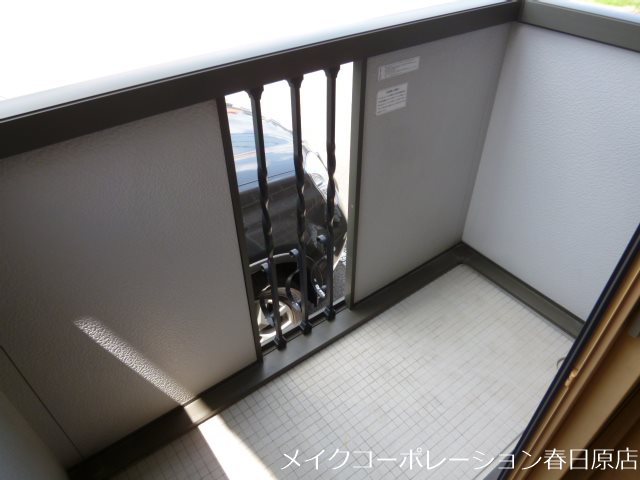 写真は同型タイプ セジュール未来A棟 ベランダ
