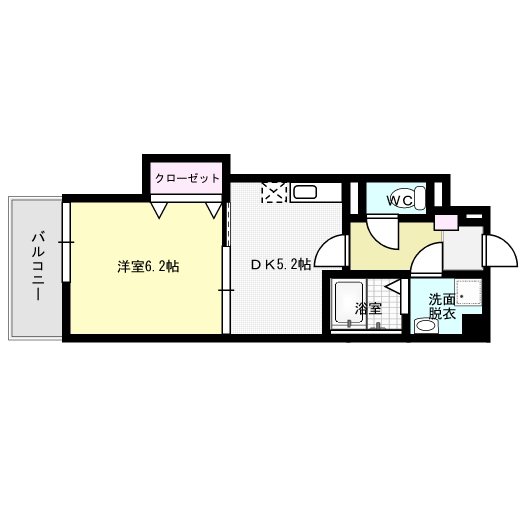 サンセール・クミ 104号室 間取り